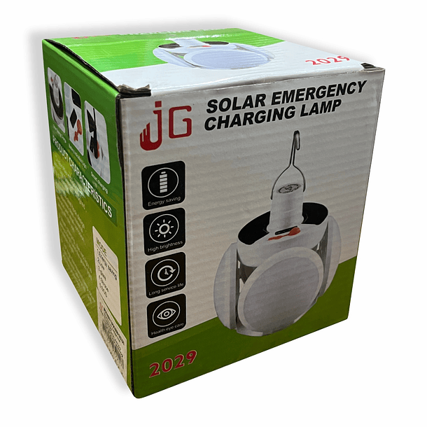 Ampolleta Solar LED Recargable de Emergencia Potencia de 40W 1