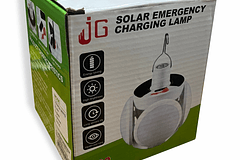 Ampolleta Solar LED Recargable de Emergencia Potencia de 40W