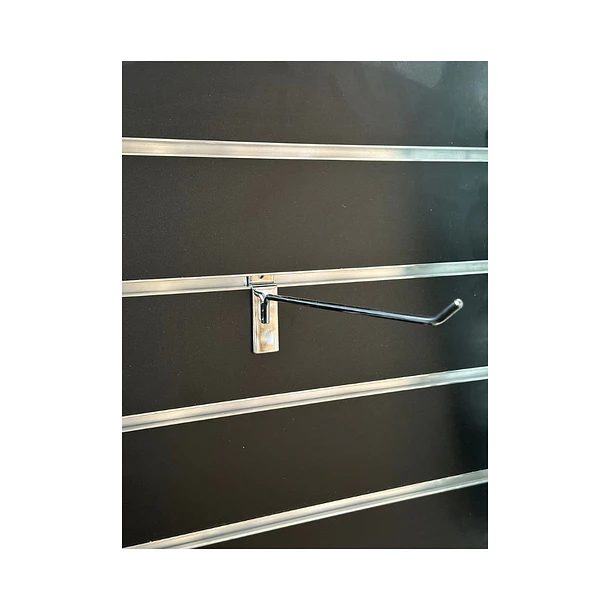 Panel Ranurado 120x120 cm Negro Mate 18mm 2
