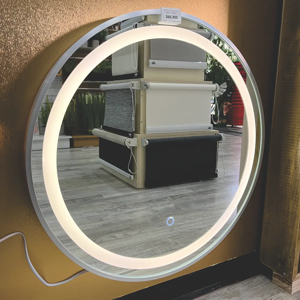 Espejo LED Redondo 60x60cm con 3 Tonos de Luz | Casa Contigo