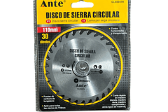 Disco De Sierra Circular 110mm 30 Dientes De Carburo