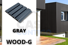 Panel Wood Tipo Madera Exterior 20cm x 290cm Gray