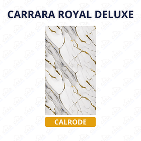 Plancha PVC Tipo Mármol Carrara Royal Deluxe 122x244cm 