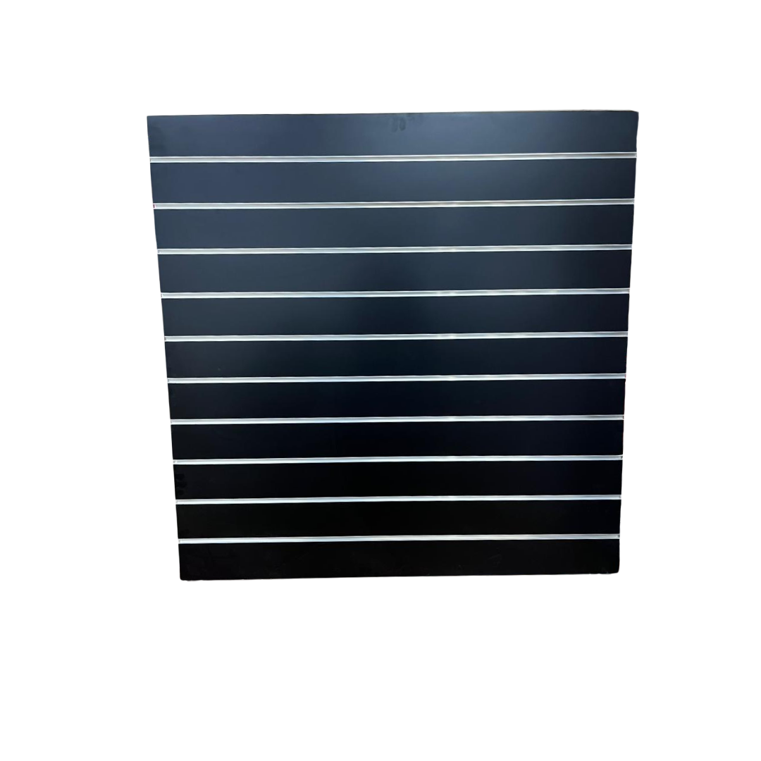 Panel Ranurado Negro