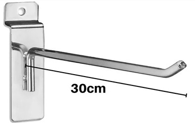 Gancho Para Panel Ranurado 30cm