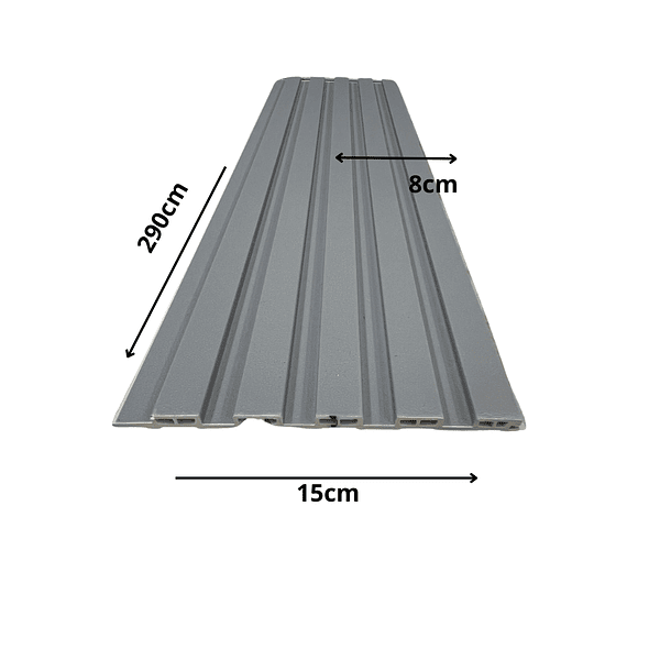 Wood Panel Decorativo 15x290cm 8mm Gris Rustic 3