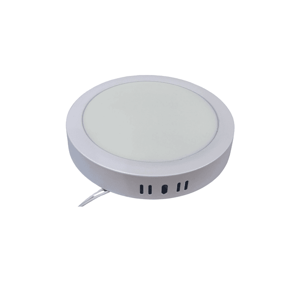 Panel Led Sobrepuestos Luz Blanca 6000K Circular 12W 1