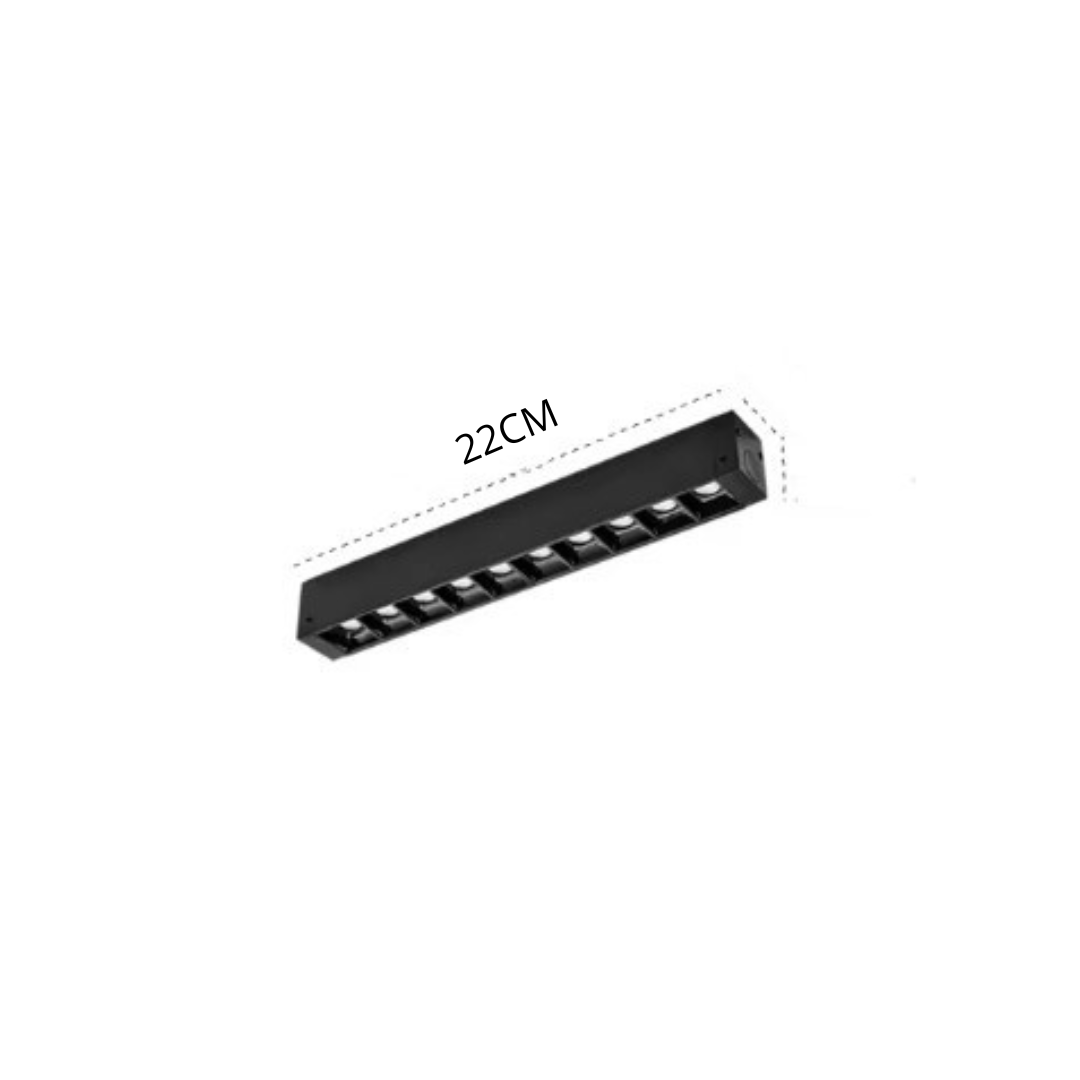 APLIQUÉ A MURO LED RECTANGULAR 12W 3000K