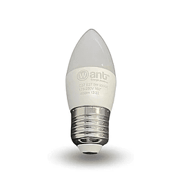 Ampolleta Led Tipo Vela 7W 6500K Luz Fría