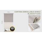 Cortina Roller Dual Con Cenefa 100x200cm 12