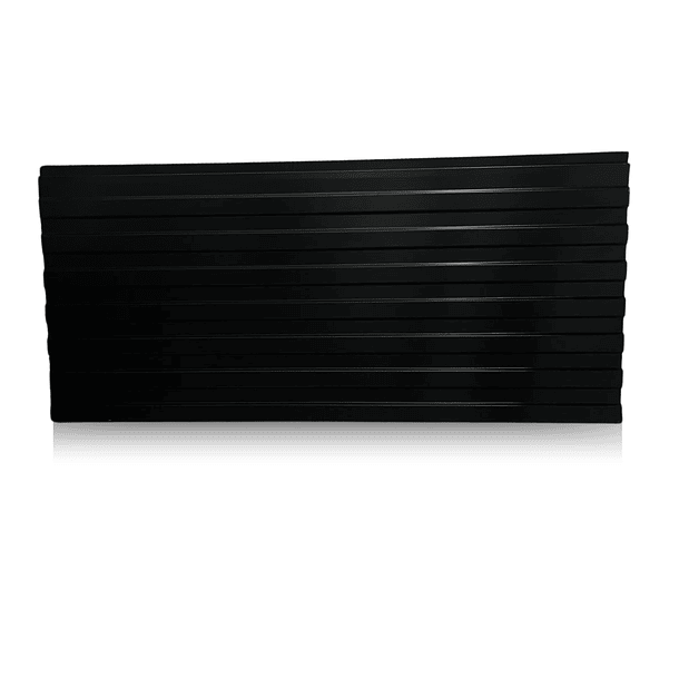 Panel de Revestimiento Siding Negro Ranurado 38.3cm x 290cm x 1.6cm 1