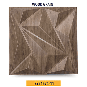 Lamina PVC 3D 50*50CM Wood Grain