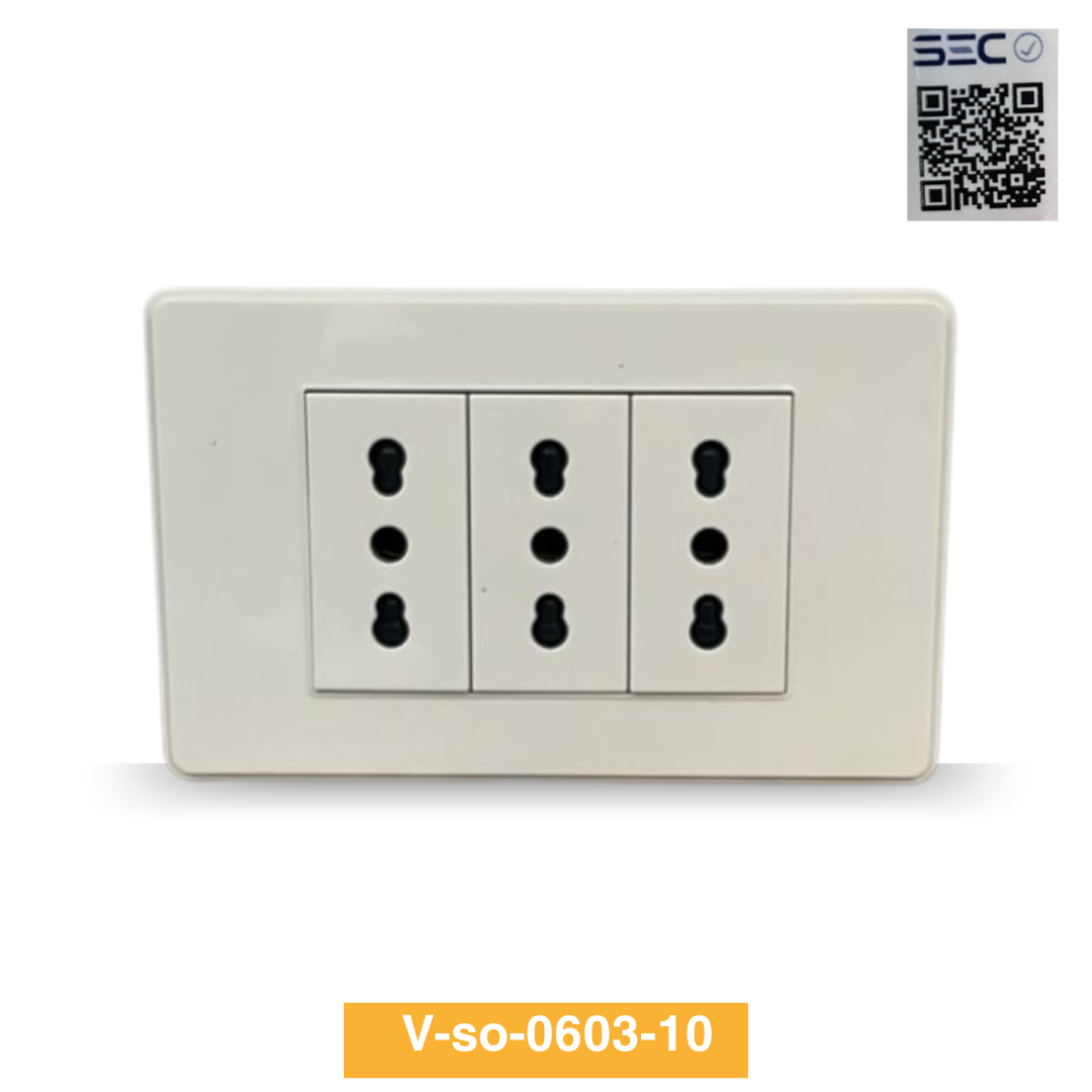 Enchufe Vellmax Enchufe Triple 16A