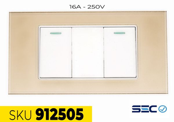 Interruptor Doble 16A 250V