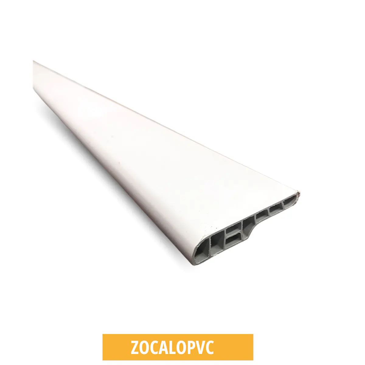 GUARDAPOLVO DE PVC BLANCO 241*7*1.5CM | Casa Contigo