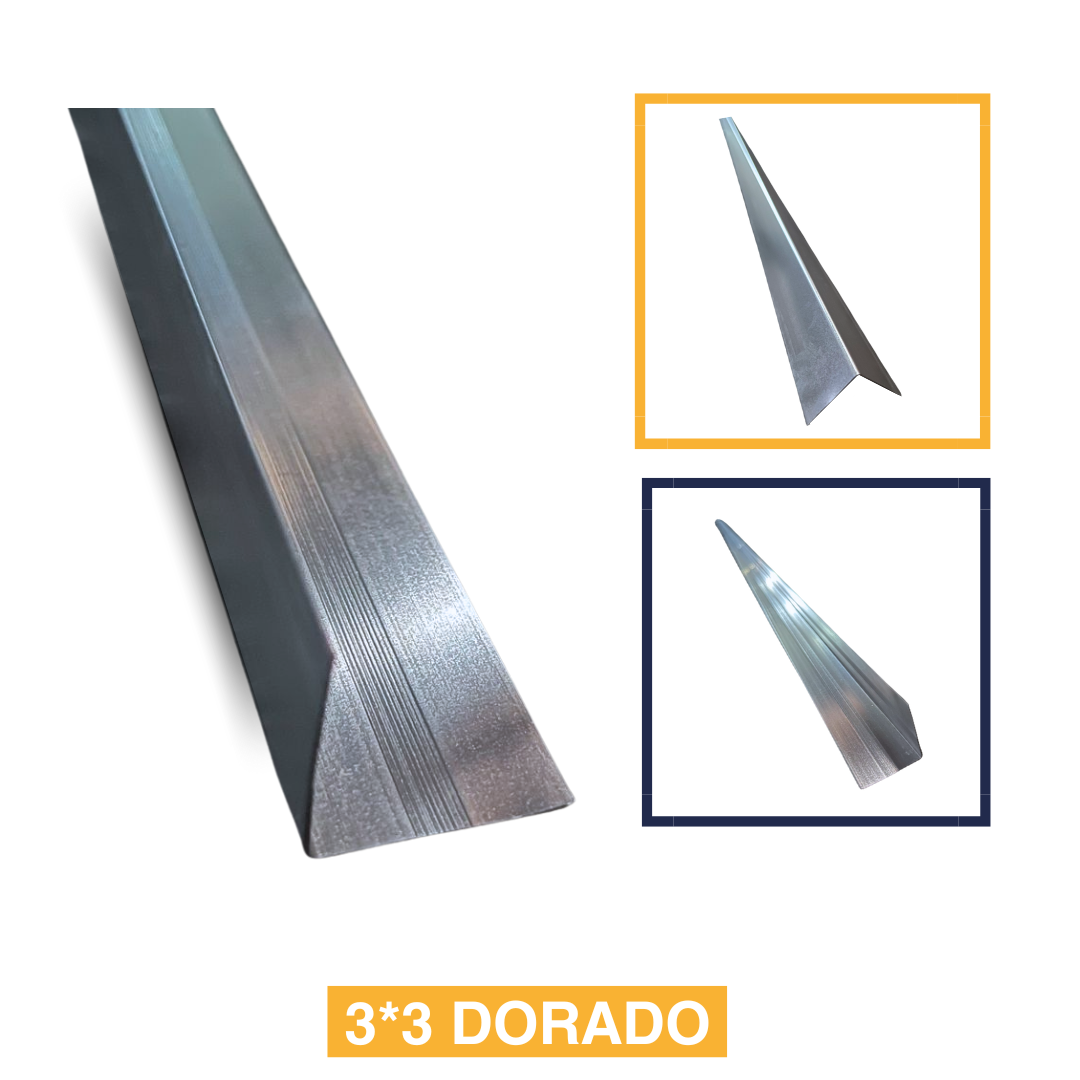 ANGULO DE ALUMINIO 3*3*280CM PLATA