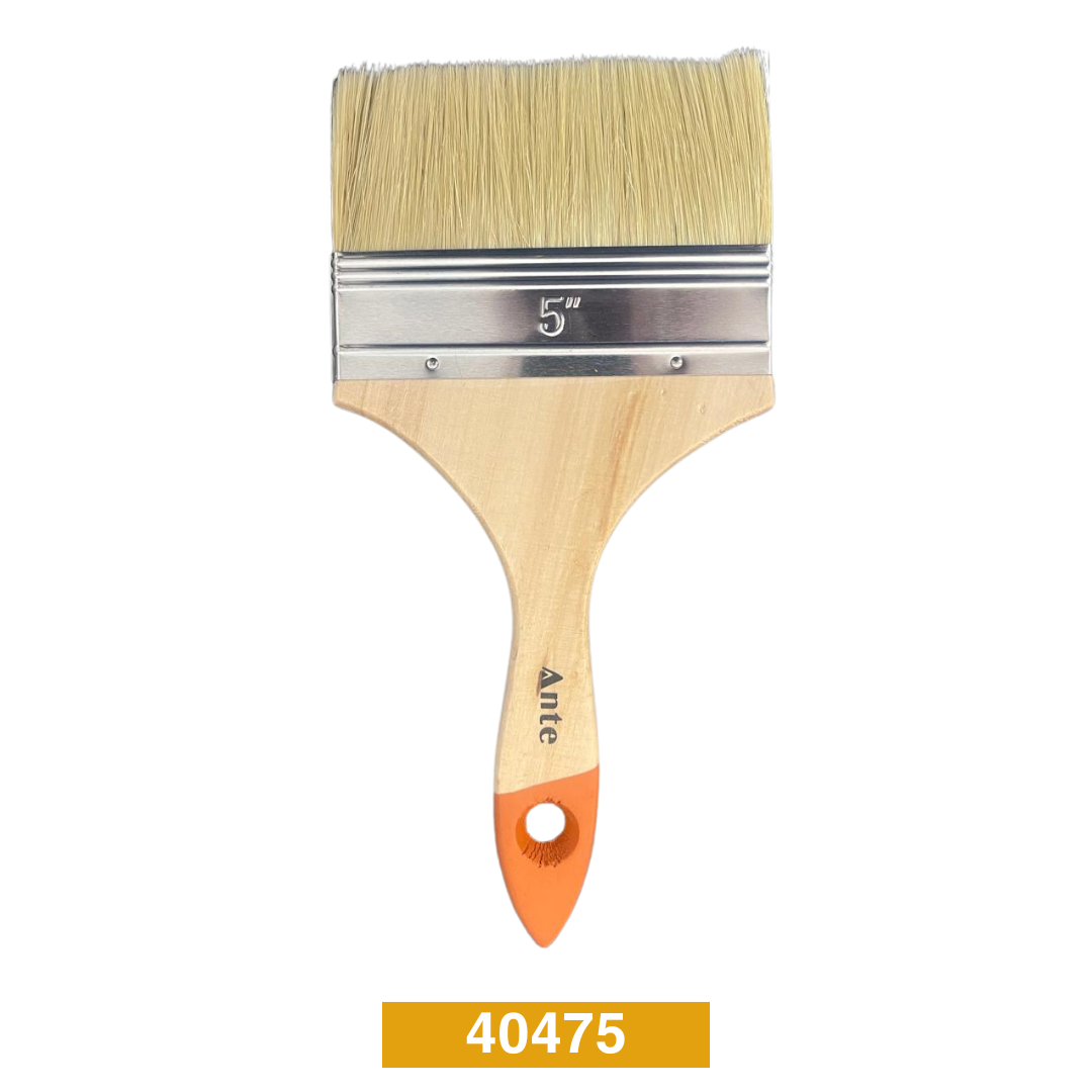BROCHA MANGO DE MADERA 5" PELO CORTO
