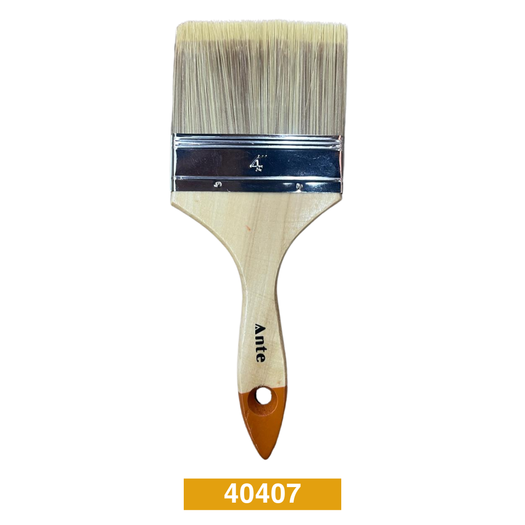 BROCHA MANGO DE MADERA 4"