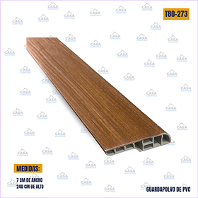 GUARDAPOLVO DE PVC 7CM*240CM T80-273