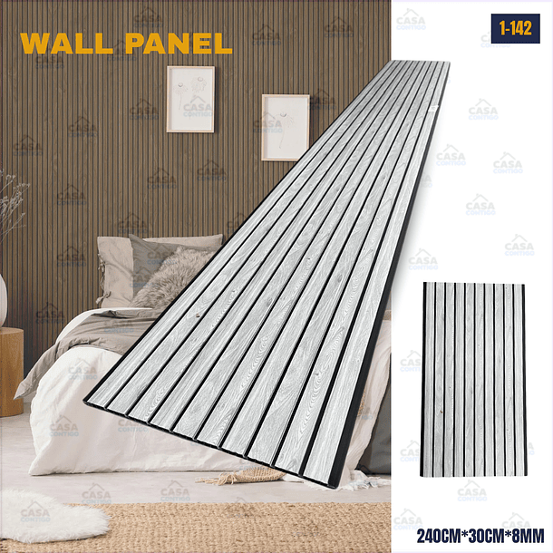 Wall Panel decorativo 240 cm de alto, 30 cm de ancho