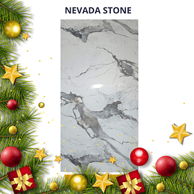 Plancha PVC Tipo Mármol Nevada Stone 122x244cm x 2,5mm