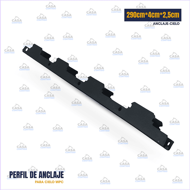 PERFIL DE ANCLAJE PARA CIELO WPC 2900*40*25MM