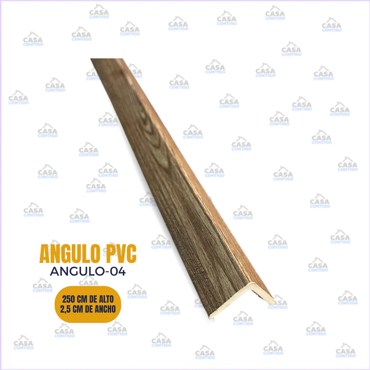 ángulo de PVC de 250 cm de alto y 2,5 cm de ancho | Casa Contigo