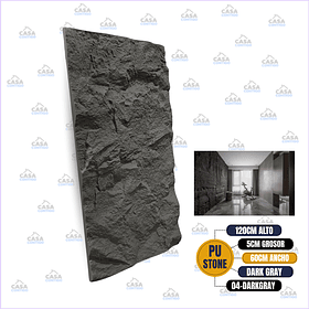 PU STONE 04 DARK GRAY