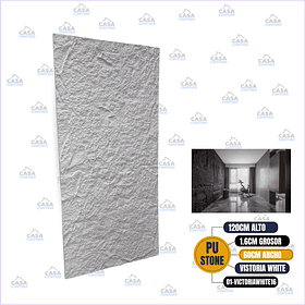 PU STONE 01 VISTORIA WHITE 16MM