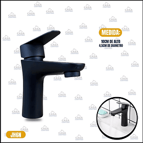 LLAVE VANITORIO LAVAMANO NEGRA