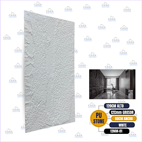 PU STONE 12MM 01 WHITE