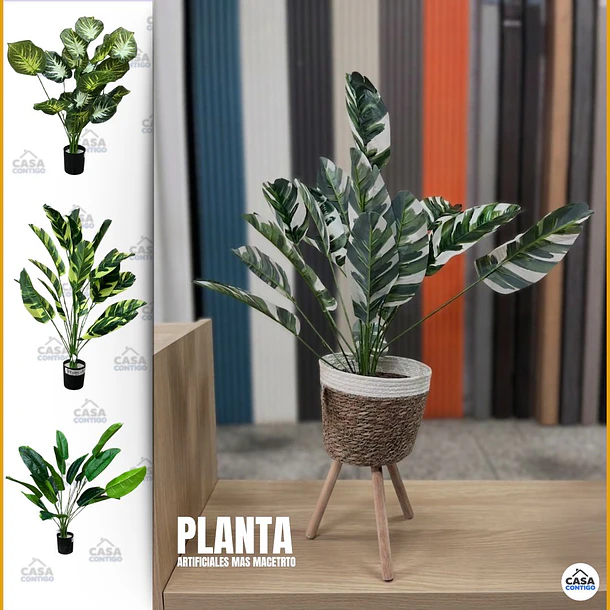 PLANTA ARTIFICIAL BF-95-1 PLANTA + MACETERO