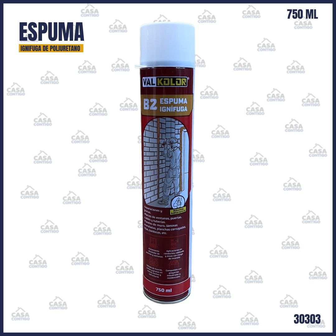Espuma Ignifuga Poliuretano 750ml