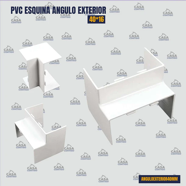 PVC ESQUINA ANGULO EXTERIOR 40*16