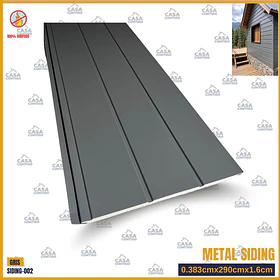 Panel de Revestimiento Gris Liso 38.3cm x 290cm x 1.6cm 