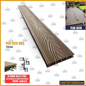  PISO DECK WPC 140*25*2200mm 