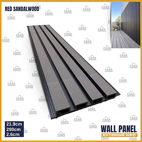 Wall Panel exterior WPC 21,9*26*290CM RED SANDAL WOOD