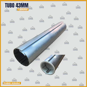 ADICIONAL POR METRO TUBO 43MM 1.2MM
