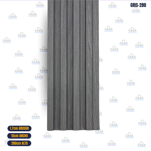  WOOD PANEL 155*17*2800MM GRIS 1
