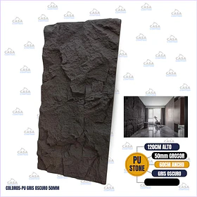 PU STONE GRIS OSCURO 1200*600*50MM