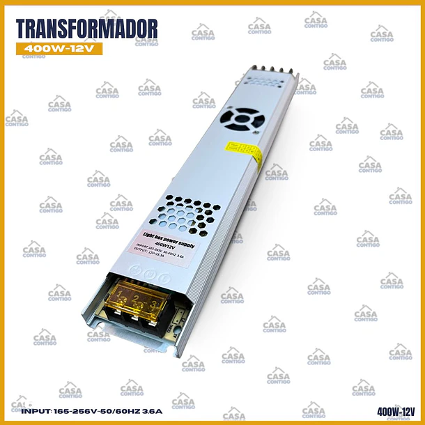 Fuente de poder 400W 12V