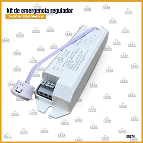 kit de emergencia regulador 3-50w 2200mah