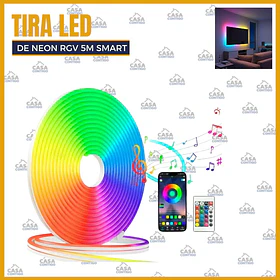 TIRA LED DE NEON RGV 5M SMART