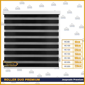 Cortinas Roller Dou Jaspeado Premium Negro