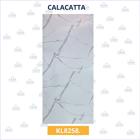 PLANCHA MARMOLEADA UV BO 122*244 3MM CALACATTA 