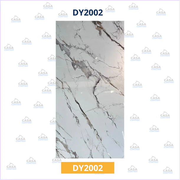  PLANCHA PVC TIPO MARMOL UV 122*244*2.5MM  1