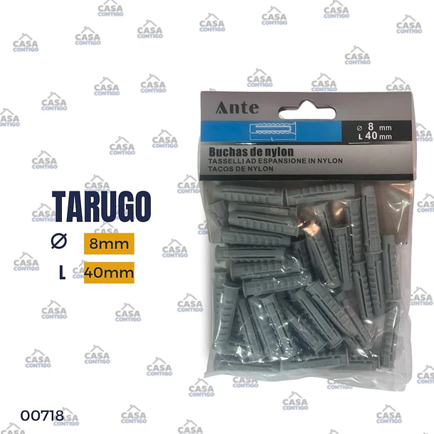  TARUGO 8mmx40mm 40 unidades