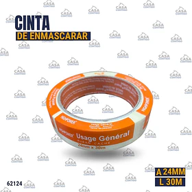 CINTA DE ENMASCARAR 24MM*30M