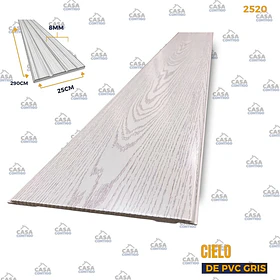 Cielo de pvc 2900*250*8MM 