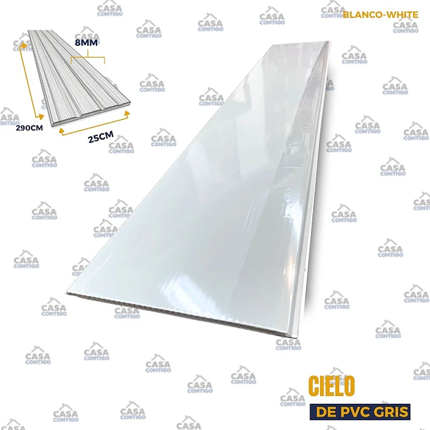 Cielo de pvc 2900*250*8MM 